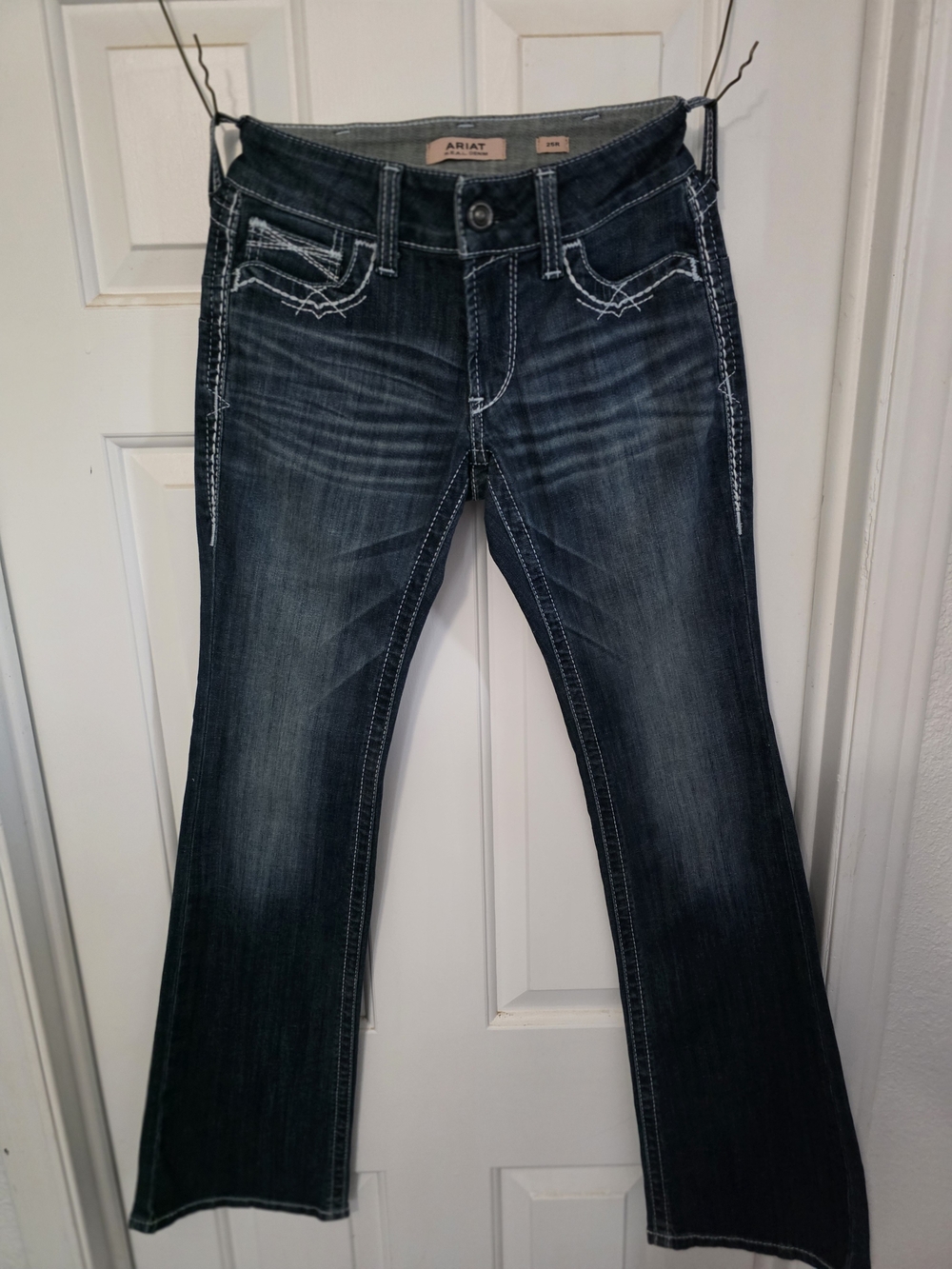 Classic Mid-Rise Bootcut Women Jeans - Blue